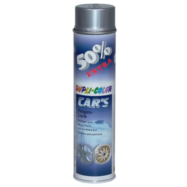 DUPLI-COLOR / Краска-спрей серебристая 600 мл