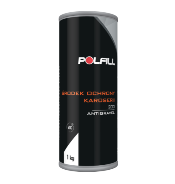 POLFILL / Средство для защиты кузова ANTIGRAVITEX 200, 1 кг, белый ( 12 )