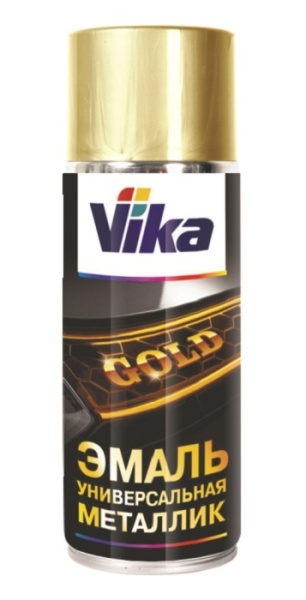 VIKA / эмаль универсальная GOLD аэрозоль 520мл(6шт)