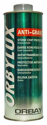 ORBYLUX / Антигравийное покрытие ANTI-GRAVEL (ЧЁРНЫЙ) 1,0 кг   0200348  (12шт)